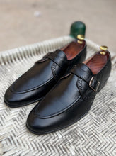Load image into Gallery viewer, Black Analine Premium Formal Leather Loafers
