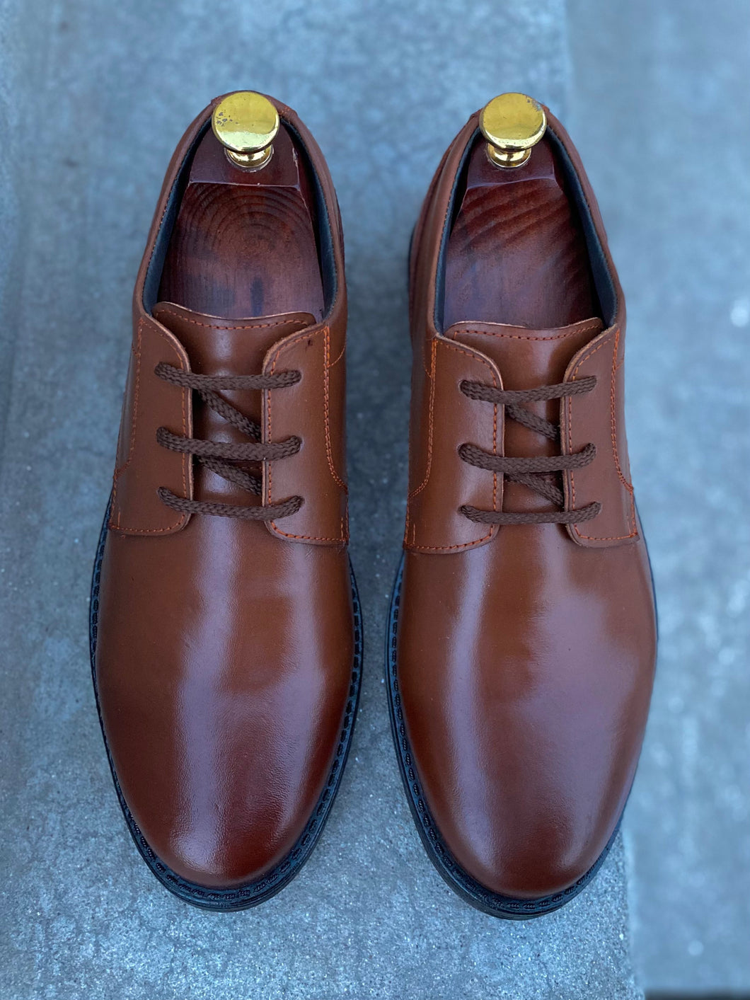 Brown Cow Leather Casual Shoes