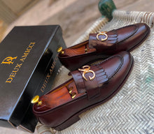 Load image into Gallery viewer, Brown King Leather Loafers
