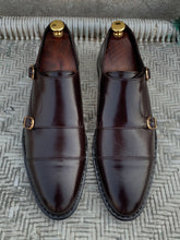 Load image into Gallery viewer, Brown Double Monk Oxfords
